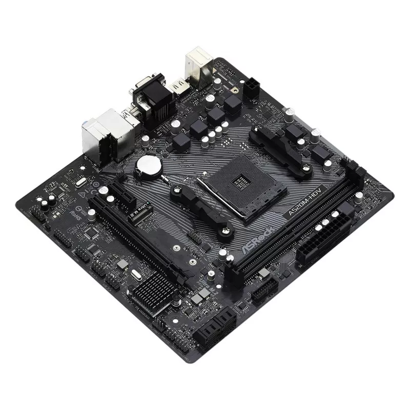 ASRock základná doska A520M-HDV AM4 AMD A520 2 x DDR4 USB 3.2 SATA 3 7.1ch HD Audio mATX