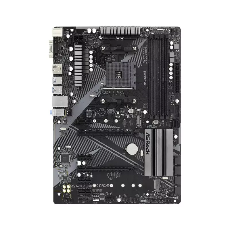 Základná doska ASRock B450 PRO4 R2.0 AMD B450 Socket AM4 ATX