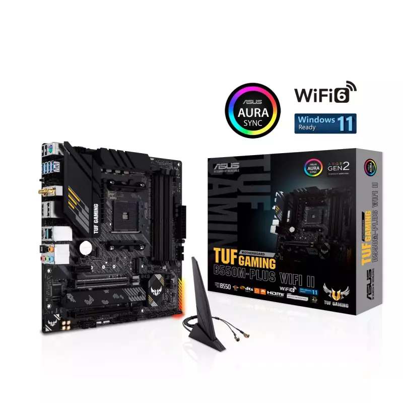 Základná doska ASUS TUF GAMING B550M-PLUS WIFI II AMD B550 Socket AM4 micro ATX