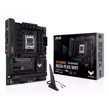 Základná doska ASUS TUF GAMING B650-PLUS WIFI — AMD B650, socket AM5, ATX, DDR5, 4 DIMM, Wi-Fi 6, 2.5Gb LAN, 3x M.2