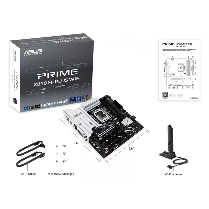 Základná doska ASUS PRIME Z890M-PLUS WIFI Intel Z890 LGA 1851 micro ATX