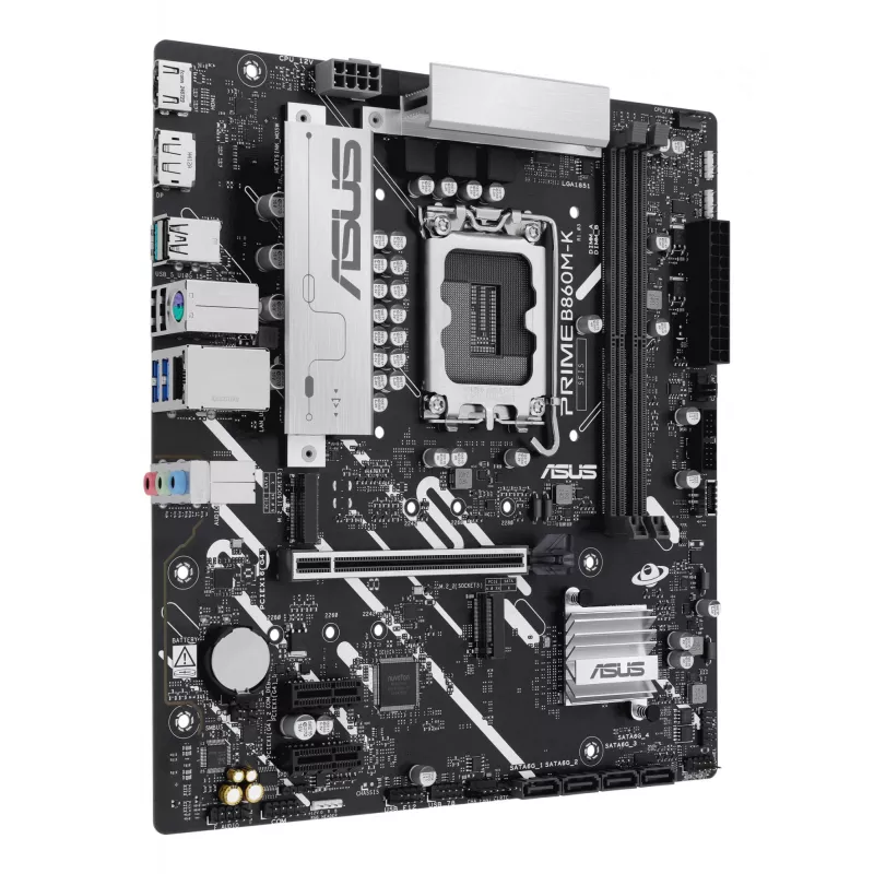 Základná doska ASUS PRIME B860M-K — Intel B860, LGA 1851, micro ATX, DDR5, 2x M.2, 2 DIMM, 2.5Gb LAN