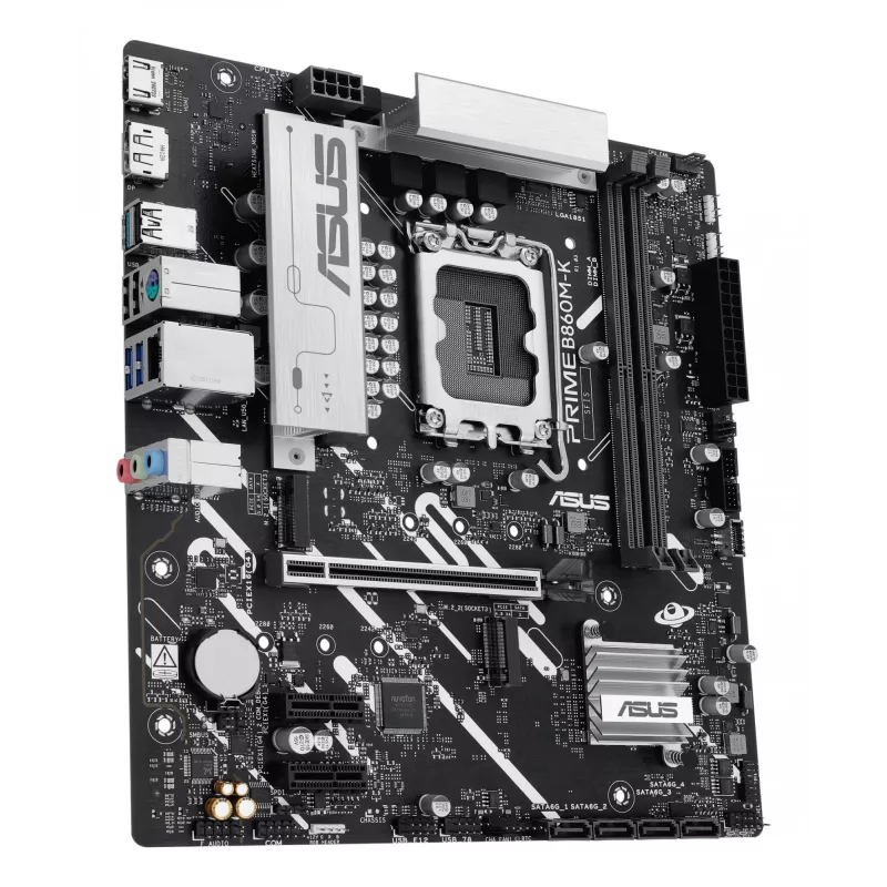 Základná doska ASUS PRIME B860M-K — Intel B860, LGA 1851, micro ATX, DDR5, 2x M.2, 2 DIMM, 2.5Gb LAN