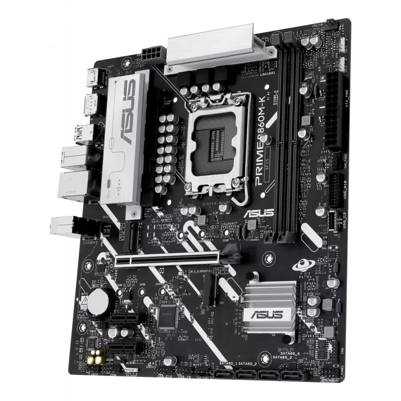 Základná doska ASUS PRIME B860M-K — Intel B860, LGA 1851, micro ATX, DDR5, 2x M.2, 2 DIMM, 2.5Gb LAN