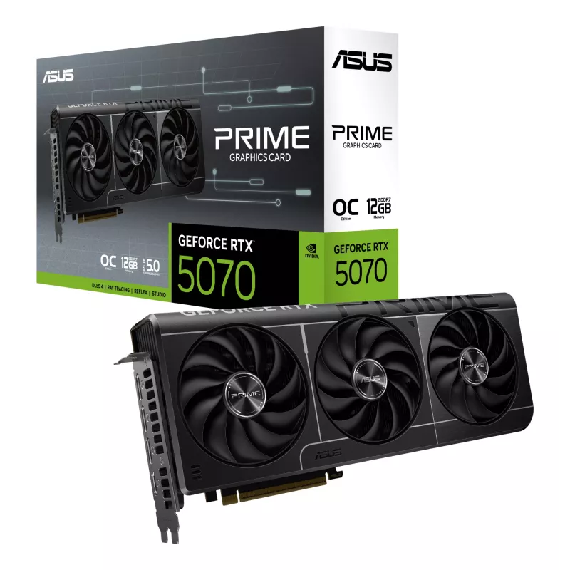 Grafická karta ASUS NVIDIA GeForce PRIME OC RTX5070 12GB GDDR7