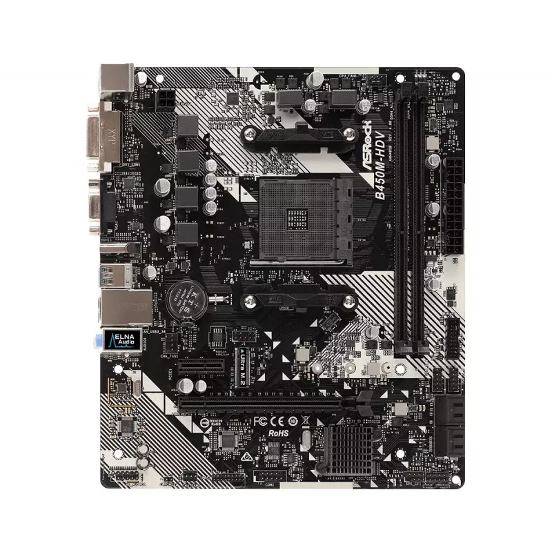 Základná doska ASRock B450M-HDV R4.0 AMD B450 Socket AM4 micro ATX