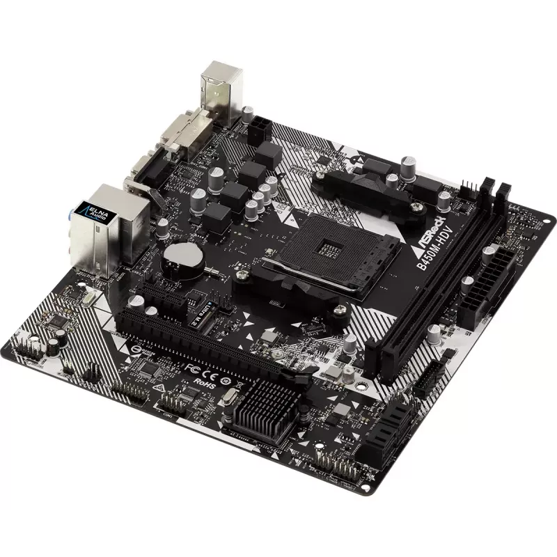 Základná doska ASRock B450M-HDV R4.0 AMD B450 Socket AM4 micro ATX