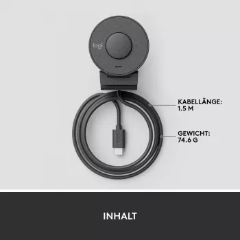 LOGITECH Brio 300 Full HD Webkamera - Graphite