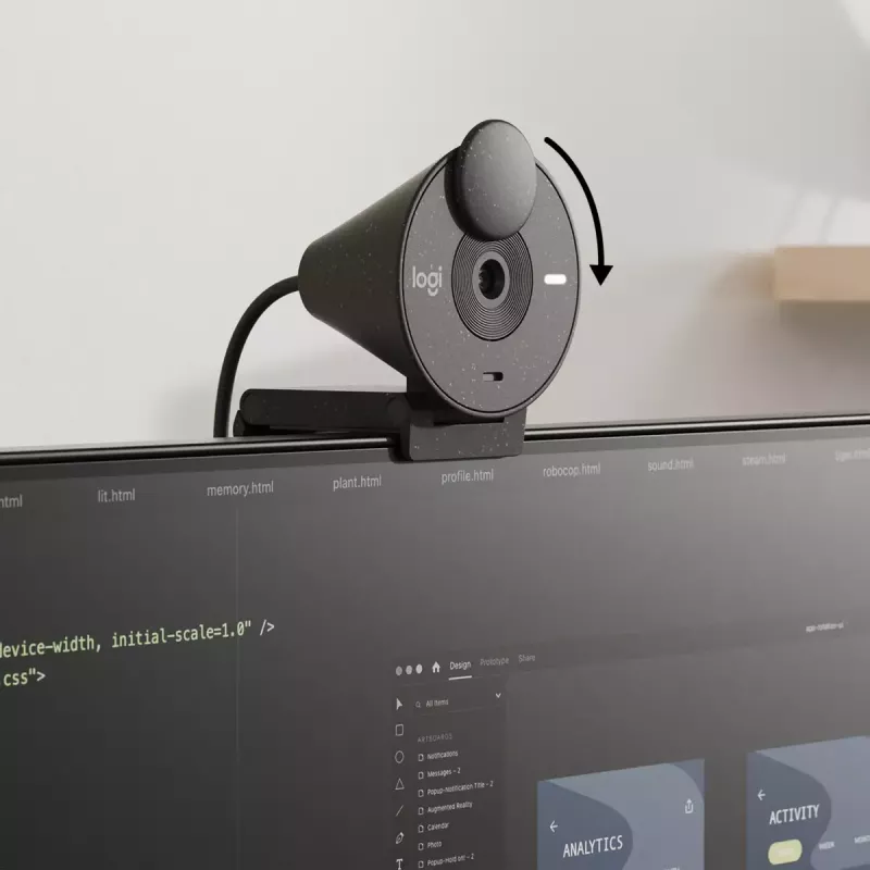 LOGITECH Brio 300 Full HD Webkamera - Graphite