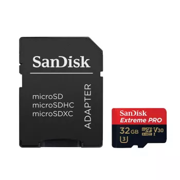 SanDisk Extreme Pro 32GB MicroSDHC UHS-I Class 10 pamäťová karta SDSQXCG-032G-GN6MA