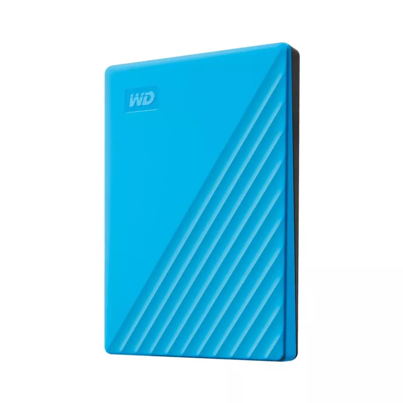WESTERN DIGITAL pevný disk - My Passport - 4 TB - USB-A/C 3.2 Gen 1 - modrý