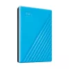 WESTERN DIGITAL pevný disk - My Passport - 4 TB - USB-A/C 3.2 Gen 1 - modrý