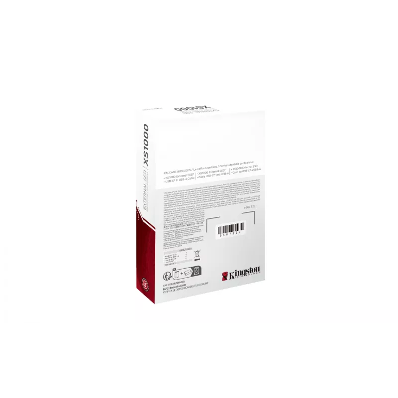 Kingston Technology 1TB XS1000 externý USB 3.2 Gen 2 prenosný SSD disk