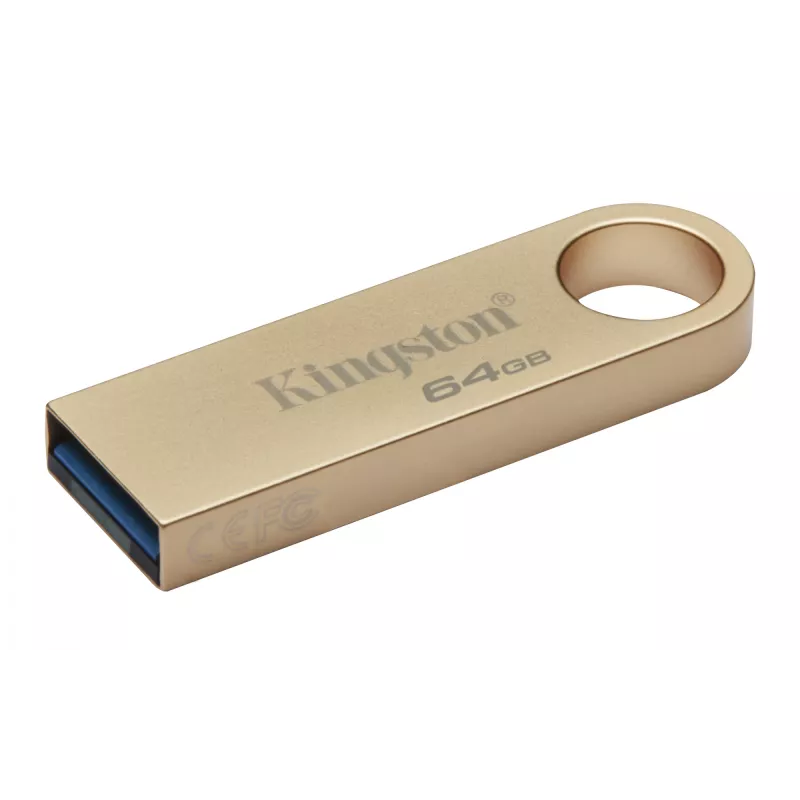 Kingston Technology DataTraveler 64GB 220MB/s kovový USB 3.2 Gen 1 SE9 G3