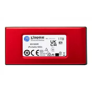 Kingston Technology 1TB XS1000 červený externý USB 3.2 Gen 2 prenosný SSD disk
