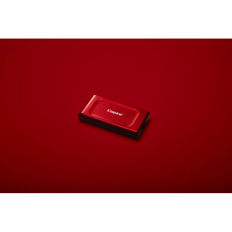 Kingston Technology 1TB XS1000 červený externý USB 3.2 Gen 2 prenosný SSD disk