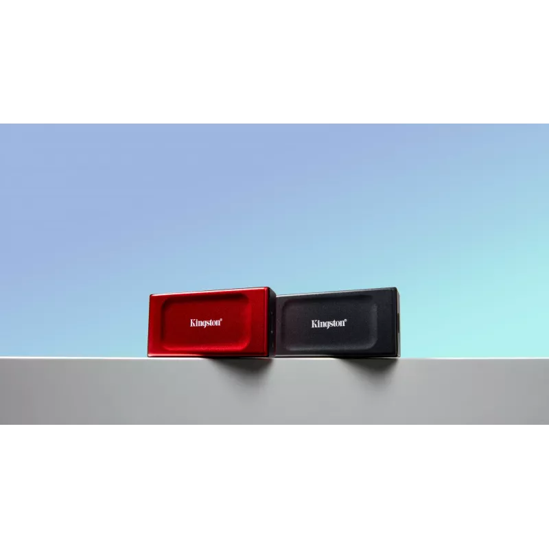 Kingston Technology 1TB XS1000 červený externý USB 3.2 Gen 2 prenosný SSD disk