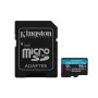 Kingston Technology 64GB microSDXC Canvas Go Plus Gen4 200MB/s A2 U3 V30 karta + adaptér