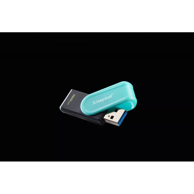 Kingston Technology DataTraveler 128GB prenosný USB 3.2 Gen 1 Exodia S (čierna/tyrkysová)