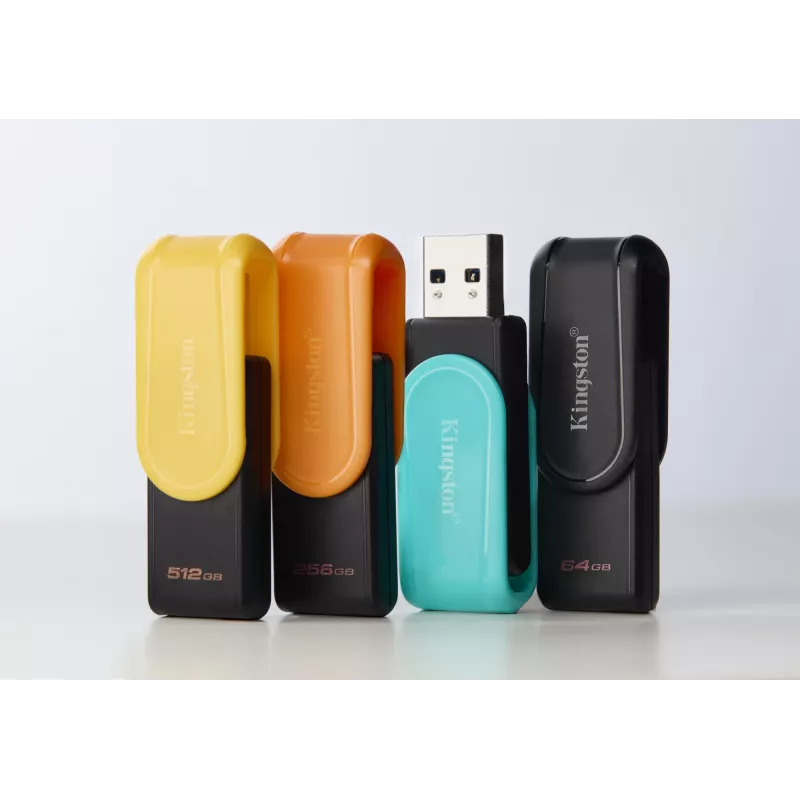 Kingston Technology DataTraveler 256GB prenosný USB 3.2 Gen 1 Exodia S (čierna/oranžová)