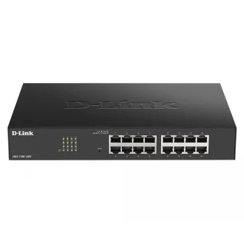D-Link DGS-1100-24PV2 Managed L2 Gigabit Ethernet (10/100/1000) Power over Ethernet (PoE) čierna