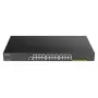D-Link 24-portový Gigabit PoE Smart Managed Switch s 4x 10G SFP+, 370 Watt