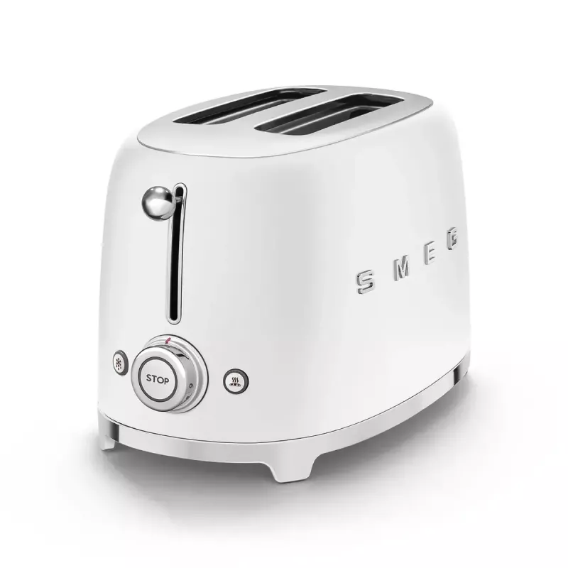 Hriankovač Smeg 50's Style TSF01WHMEU 2 plátky biela