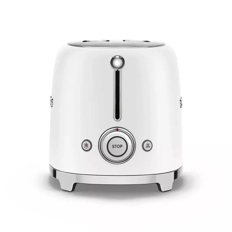 Hriankovač Smeg 50's Style TSF01WHMEU 2 plátky biela