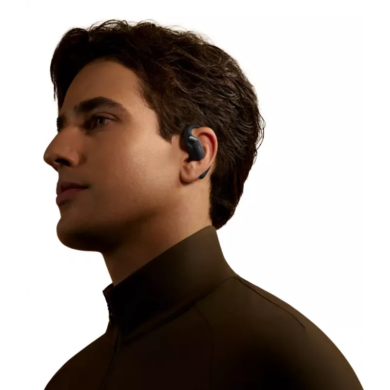 Shokz OpenFit 2 bezdrôtové slúchadlá open-ear, čierne