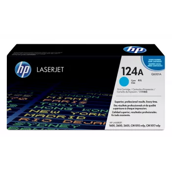 HP 124A azúrová originálna LaserJet tonerová kazeta, 2000 strán, azúrová, 1 kus