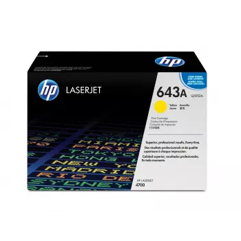 HP 643A žltá originálna LaserJet tonerová kazeta