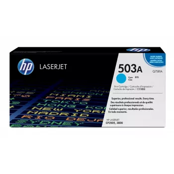 HP 503A azúrová originálna LaserJet tonerová kazeta