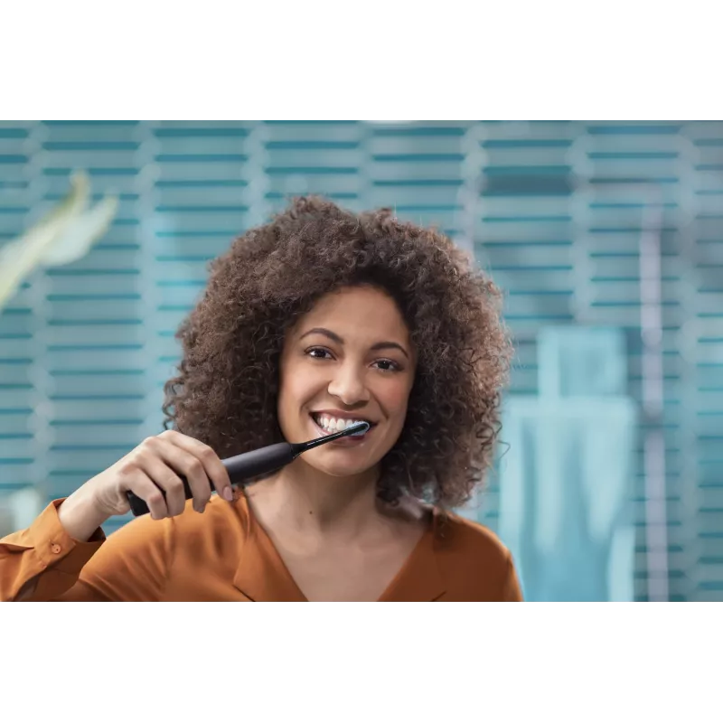 Philips Sonicare DiamondClean 9000 HX9914/54 súprava sonických elektrických zubných kefiek, 2 rukoväte, 2 kefkové hlavice, 4 režimy, čierna