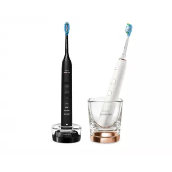 Zubná kefka Philips HX9914/57 DiamondClean 9000 balenie 2 ks čierna/biela