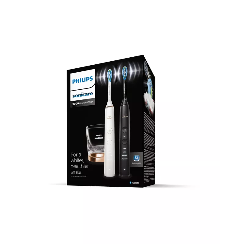 Zubná kefka Philips HX9914/57 DiamondClean 9000 balenie 2 ks čierna/biela