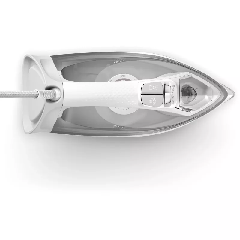 Philips 5000 série DST5010/10 žehlička parná žehlička žehliaca plocha SteamGlide Plus 2400 W sivá, biela