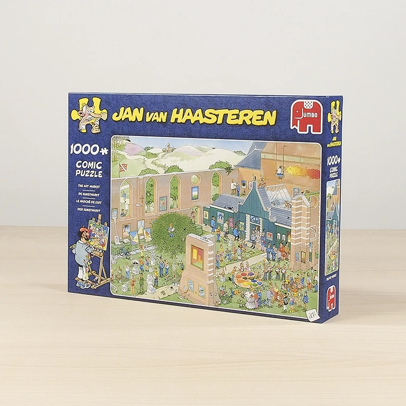 Jan van Haasteren Der Kunstmarkt 1000 dielikov, 1000 ks, komiksy, 12 rokov