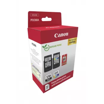 Canon 2970B017 atramentová kazeta 2 ks originálna čierna, azúrová, purpurová, žltá