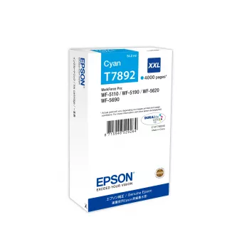 Epson atramentová kazeta C13T789240 T7892XXL XXL azúrová