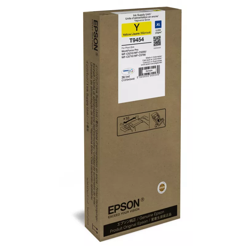 Epson WF-C5xxx Series atramentová kazeta XL žltá