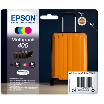 Epson 405 DURABrite Ultra Ink atramentová kazeta 1 ks originál štandardný výnos čierna, azúrová, purpurová, žltá