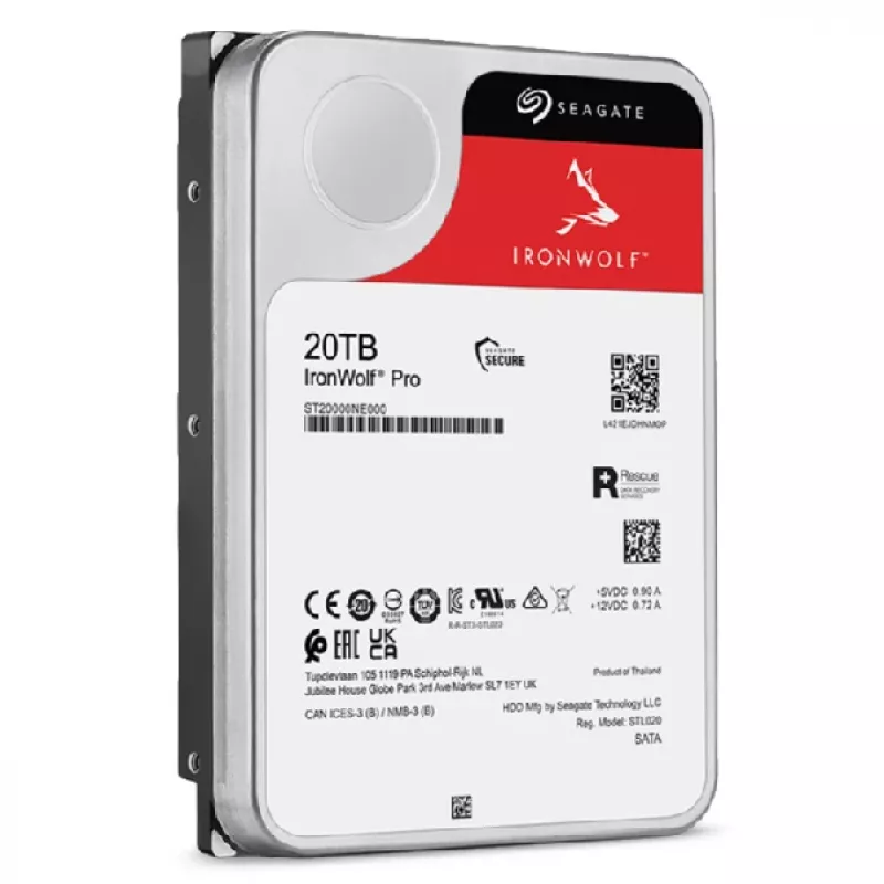 Seagate IronWolf Pro ST20000NT001 interný pevný disk 20 TB 7200 RPM 256 MB 3,5 palca
