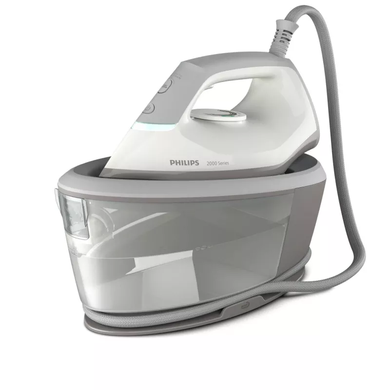 Philips 2000 series PSG2000/80 naparovacia žehliaca stanica 2400 W 1,4 L keramická žehliaca plocha sivá, biela