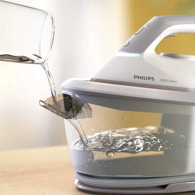 Philips 2000 series PSG2000/80 naparovacia žehliaca stanica 2400 W 1,4 L keramická žehliaca plocha sivá, biela