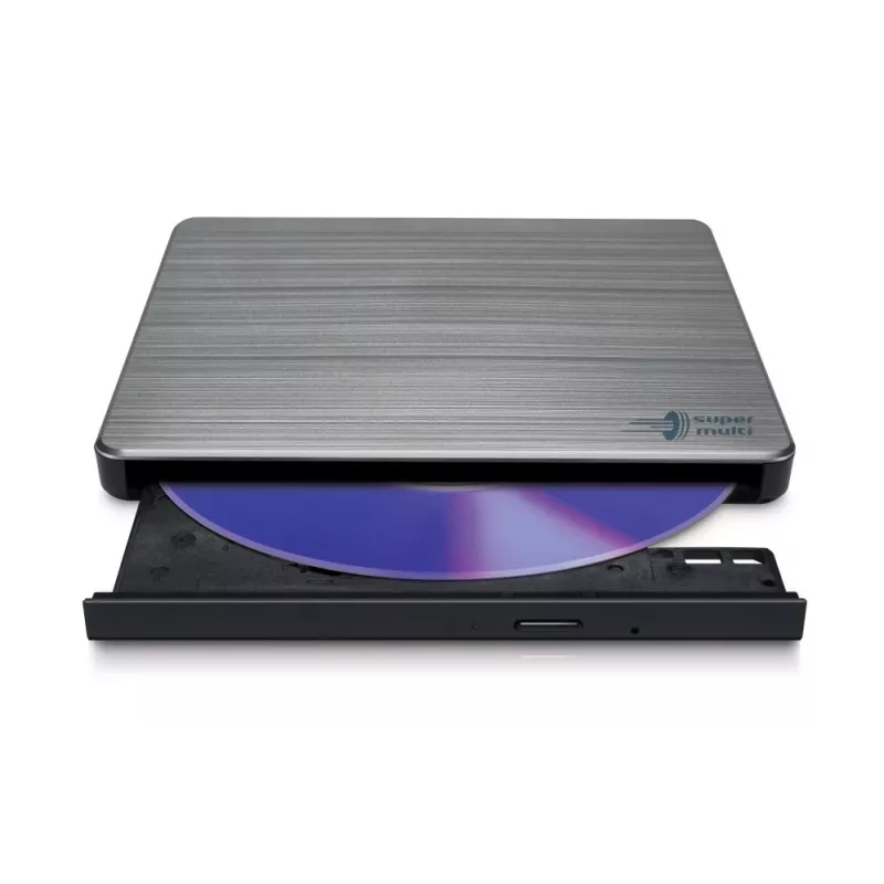 HITACHI-LG DATA STORAGE štíhla prenosná DVD vypaľovačka - Gp60nw60 - USB 2.0 - Silver