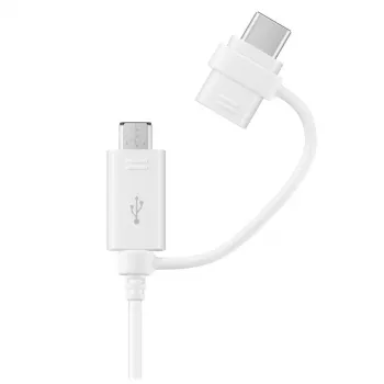 Samsung EP-DG930 USB kábel USB 2.0 1,5 m USB A USB C/Micro-USB B biela