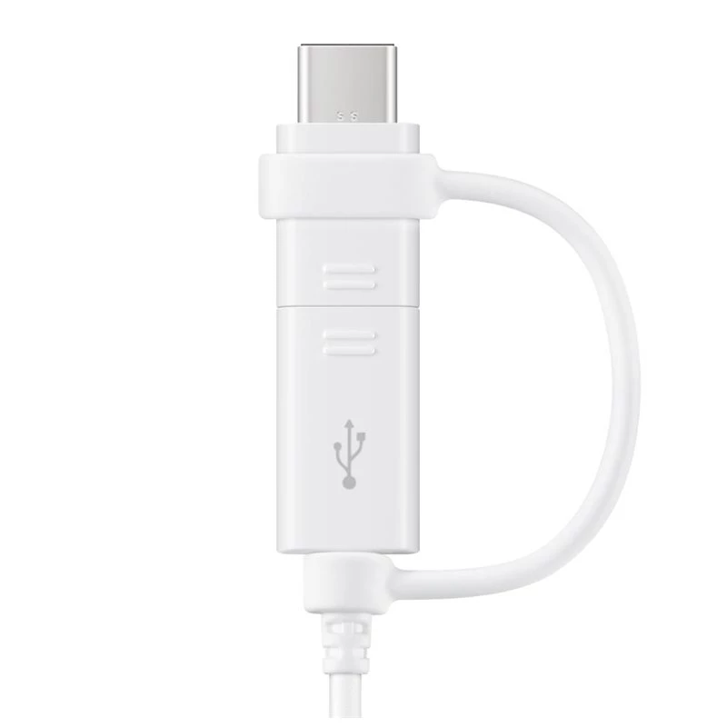 Samsung EP-DG930 USB kábel USB 2.0 1,5 m USB A USB C/Micro-USB B biely
