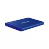 Externý SSD Samsung T7 Portable 2TB USB Type-C 3.2 Gen 2 modrá (NVMe, 1050/1000 MB/s)