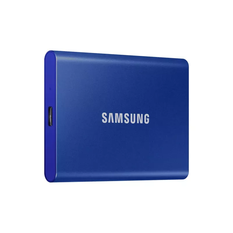 Externý SSD Samsung T7 Portable 1 TB, USB-C 3.2 Gen 2, NVMe, AES-256 hardvérové šifrovanie, modrá