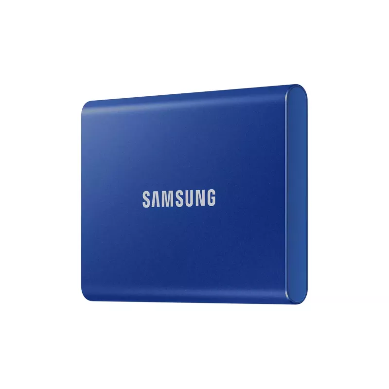 Externý SSD Samsung T7 Portable 1 TB, USB-C 3.2 Gen 2, NVMe, AES-256 hardvérové šifrovanie, modrá